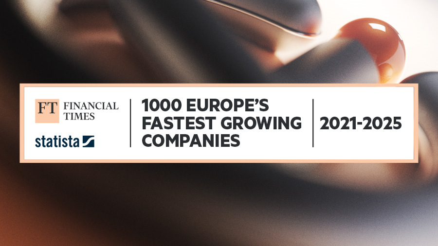 Vizion is one of the 1000 Europe's Fastest Growing Companies....again